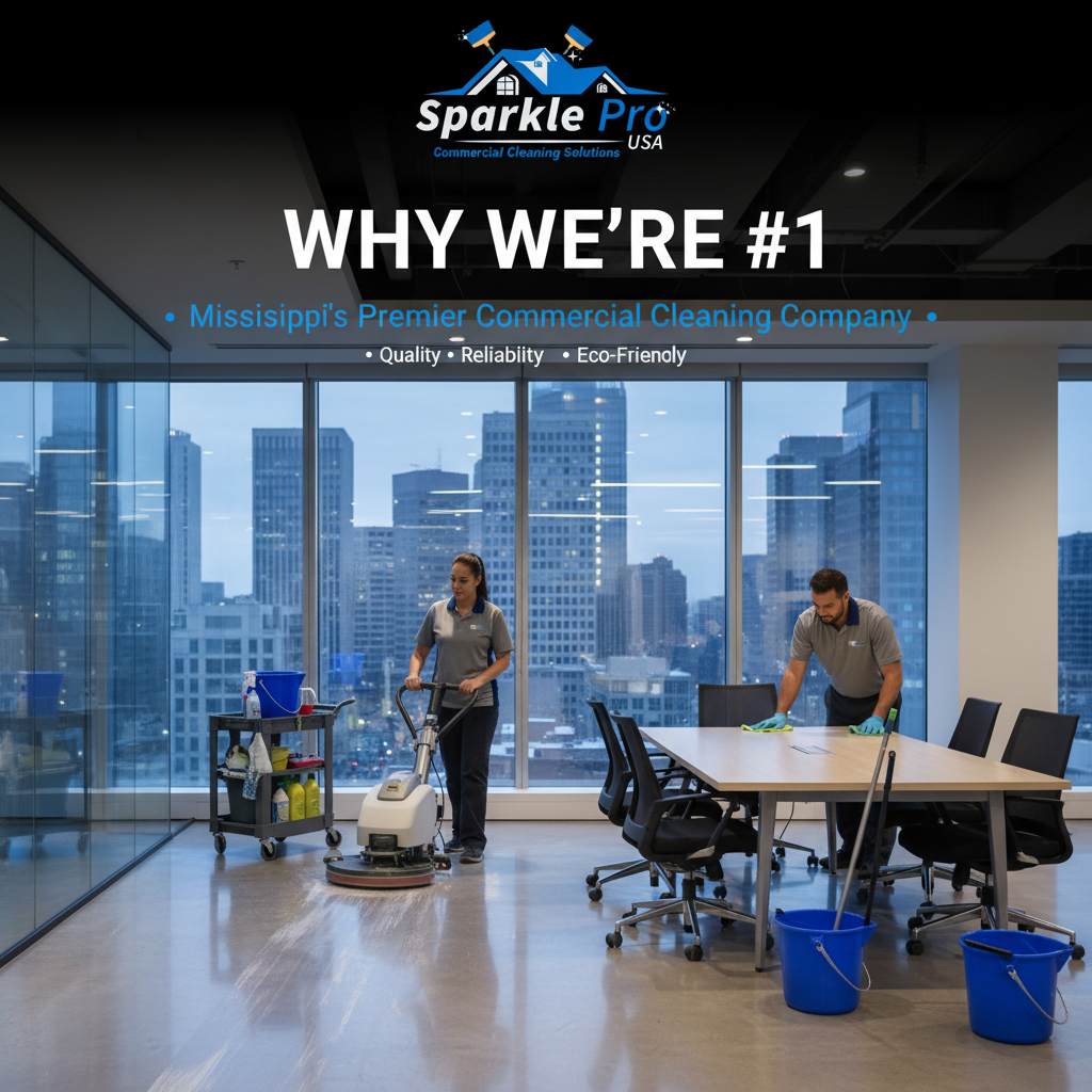 Why Sparkle Pro USA is Mississippi’s #1 Commercial Cleaning Company